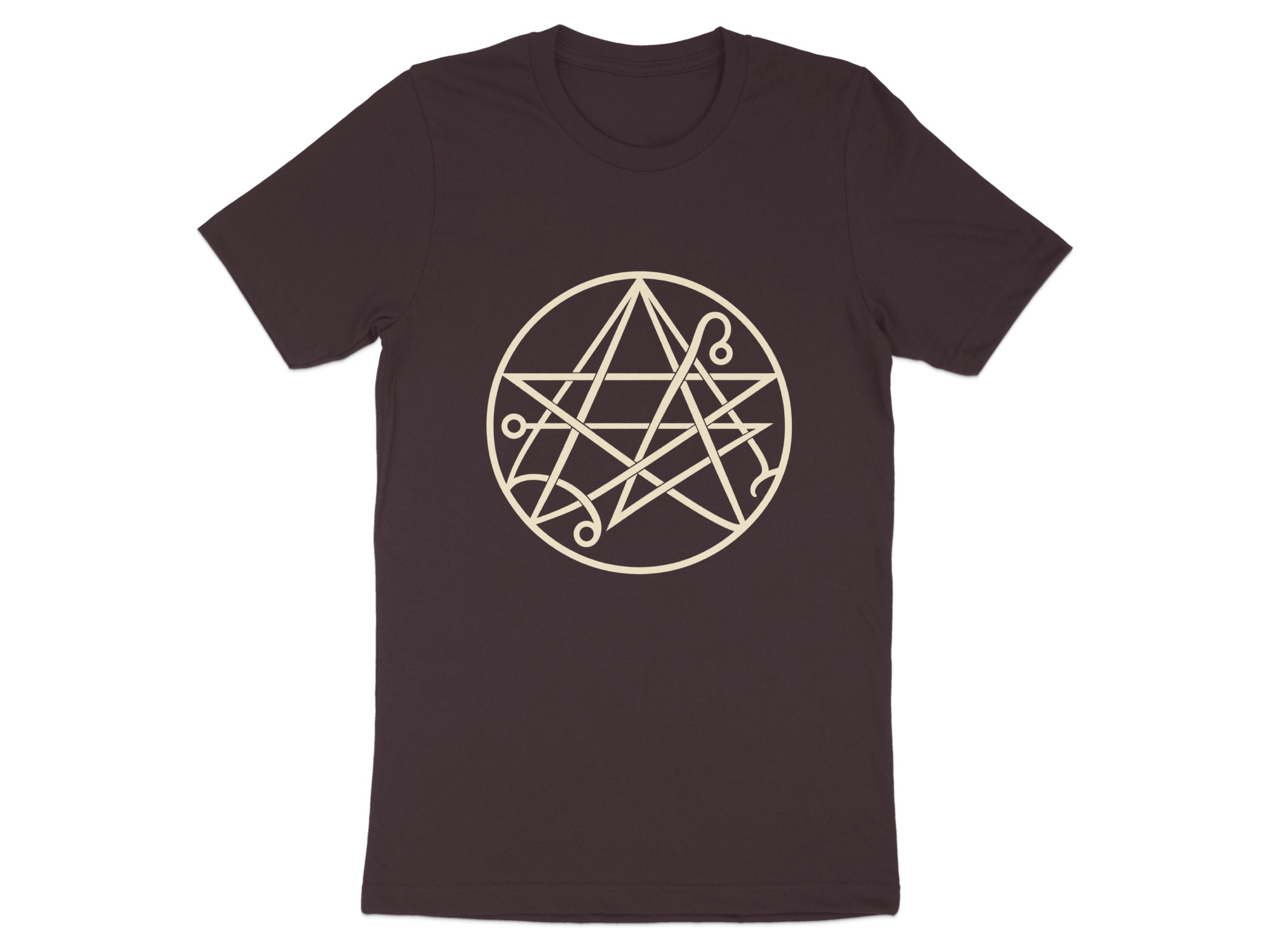 Occult Symbol Magic Circle T-Shirt, Witchy Aesthetic Mystic Pentagram Graphic Tee, Dark Academia Esoteric Spiritual Gift - Image 4