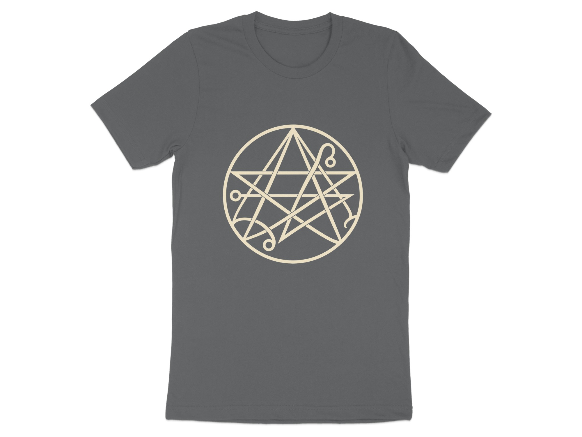 Occult Symbol Magic Circle T-Shirt, Witchy Aesthetic Mystic Pentagram Graphic Tee, Dark Academia Esoteric Spiritual Gift - Image 5