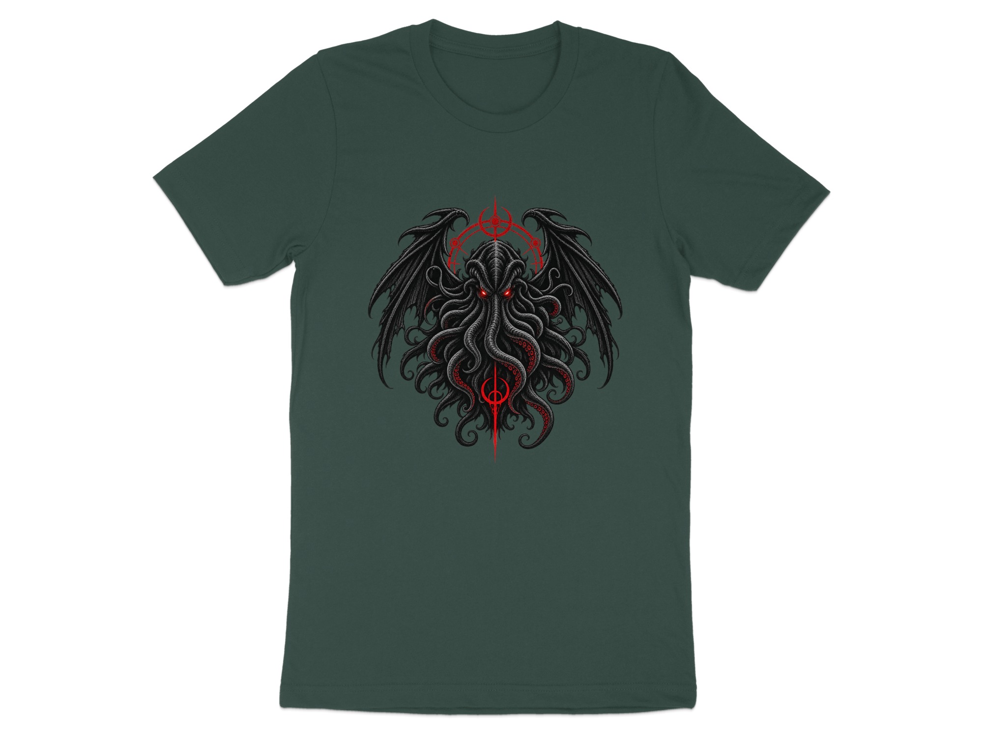 Lovecraft Cthulhu T-Shirt, Dark Fantasy Horror Mythos Tee, Eldritch Monster Graphic Shirt, Gothic Grunge Gift Apparel - Image 12
