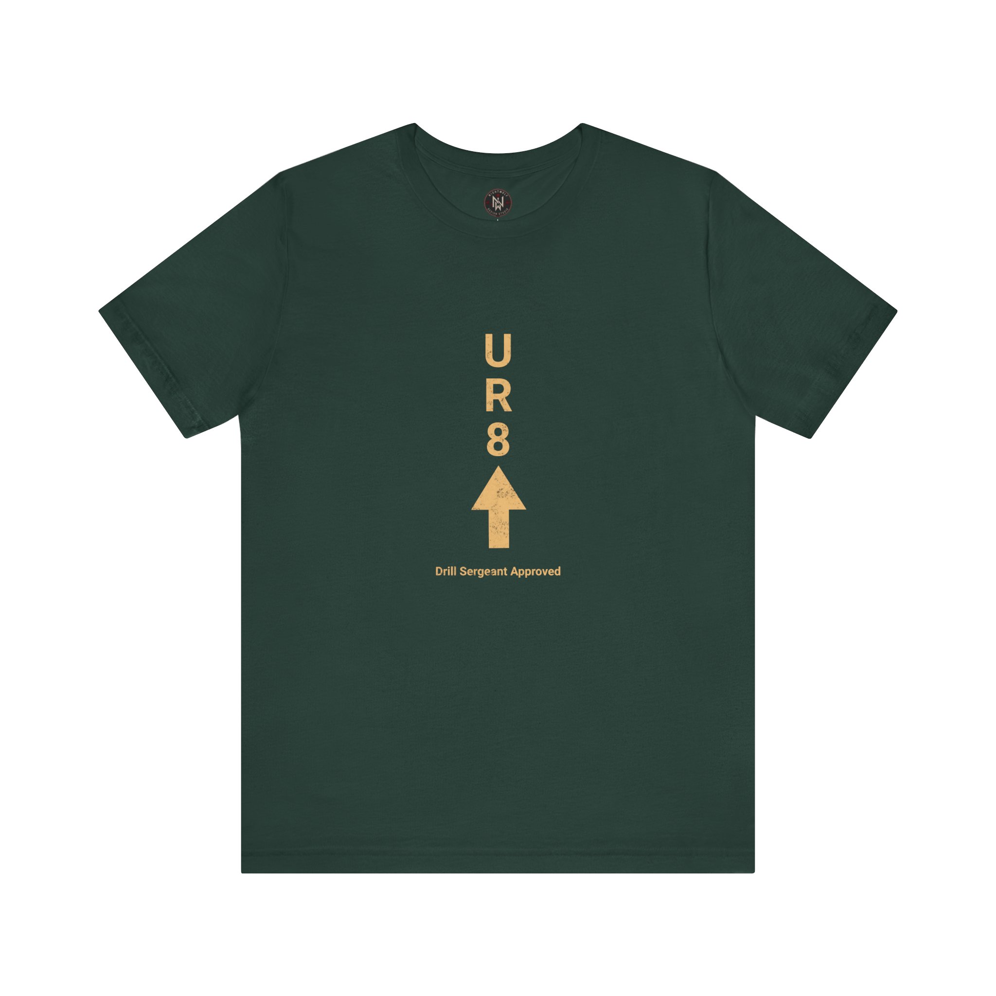 UR8 Arrow Vertical Graphic Tee | Minimal Text Shirt - Image 15