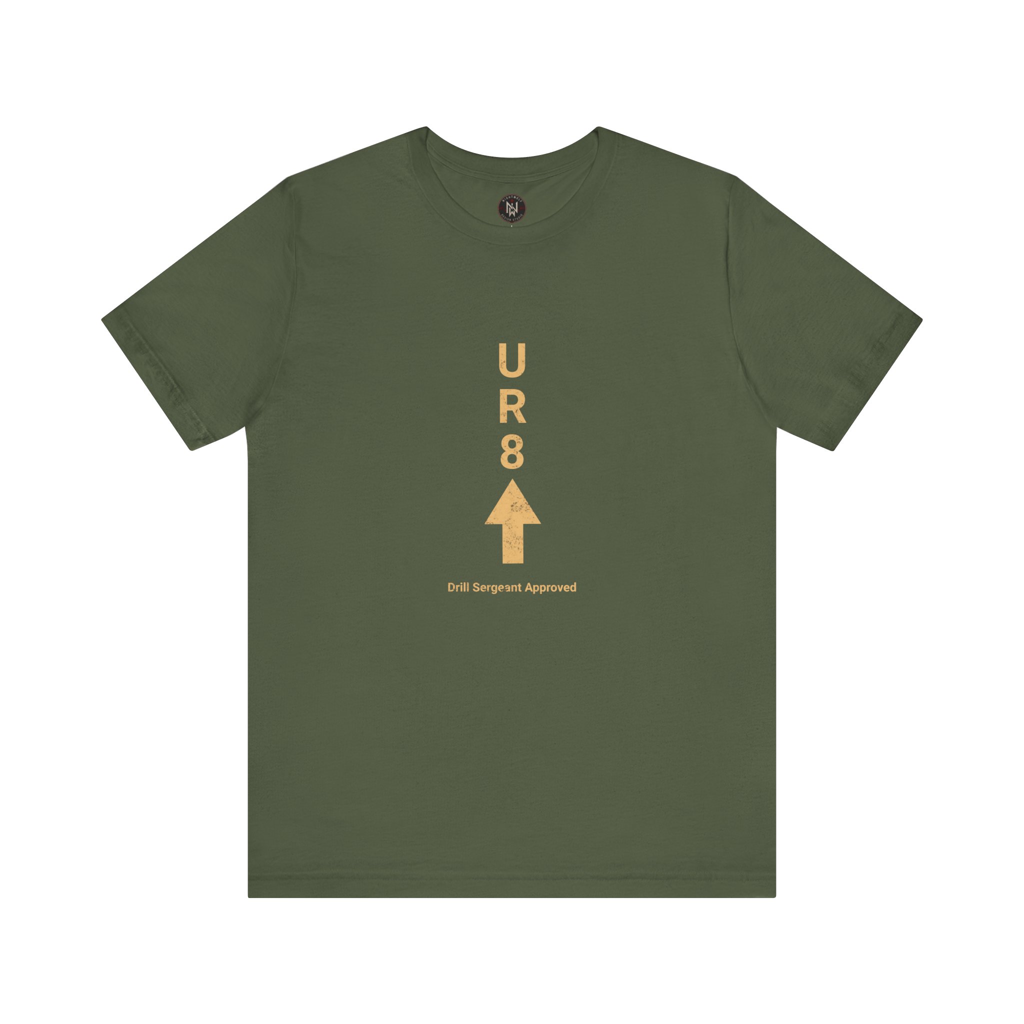 UR8 Arrow Vertical Graphic Tee | Minimal Text Shirt - Image 14