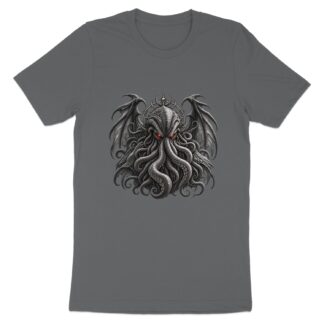 Cthulhu Mythos T-Shirt, Dark Fantasy Eldritch Horror Gothic Tee, Lovecraftian Art Apparel, Scary Monster Gift