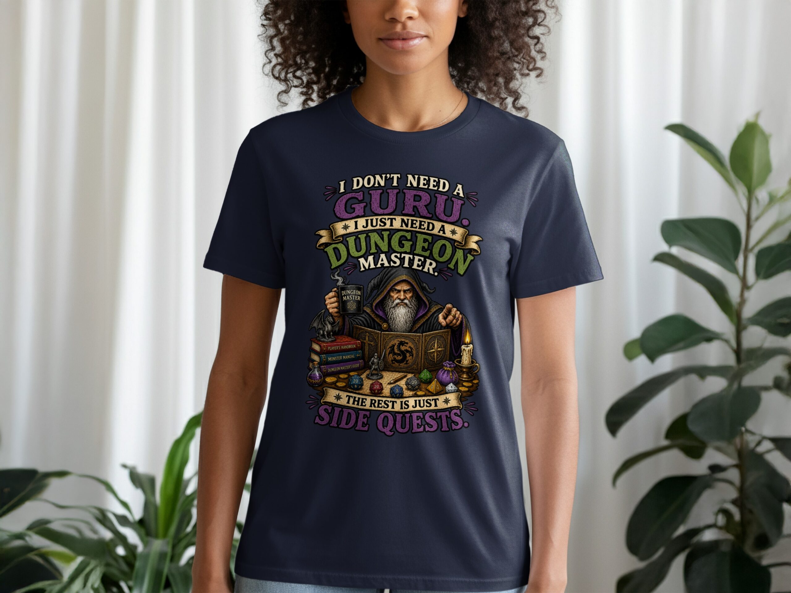 Dungeon Master T-Shirt: Funny DM Gift | TTRPG Gaming Tee | Side Quests Fantasy Roleplaying Apparel for D and D Enthusiasts and Gamers - Image 10
