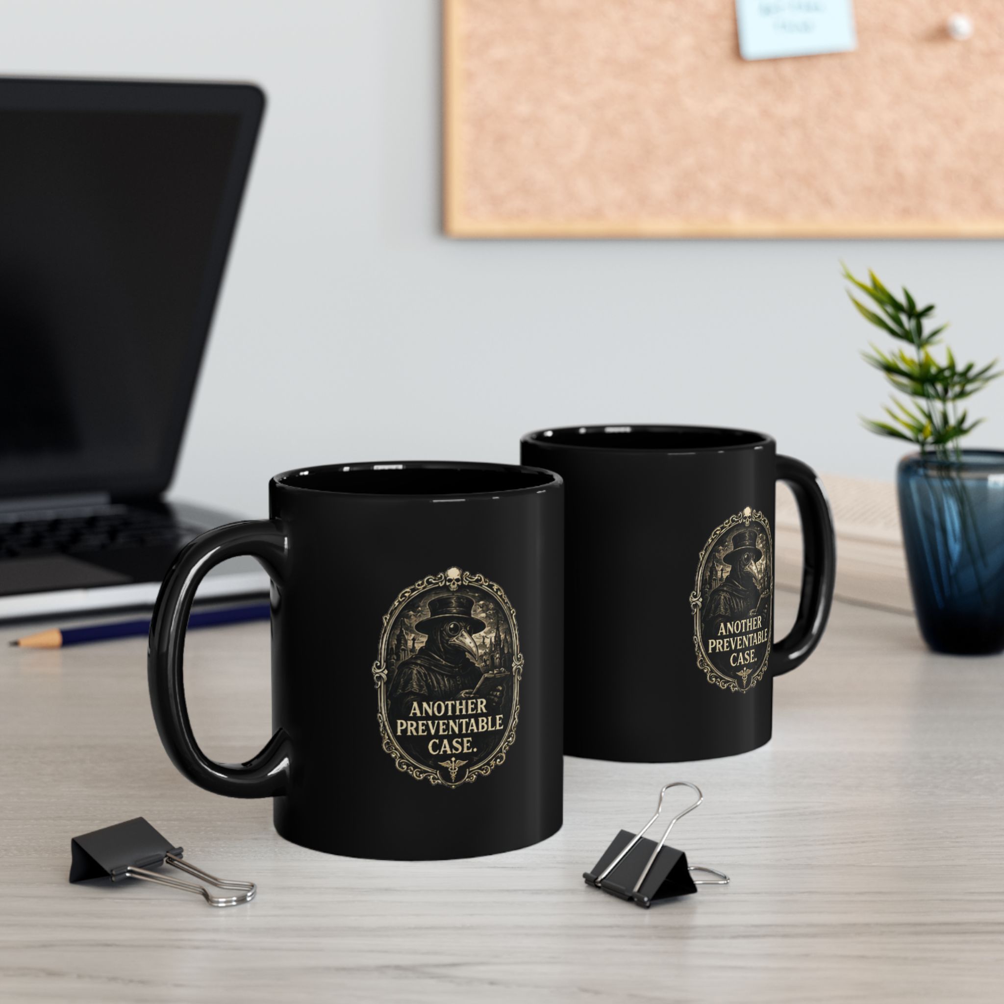 Plague Doctor Mug | 'Another Preventable Case' Dark Humor Coffee Cup for Doctor, Nurse, Medical Student, Gothic Gift - Image 8