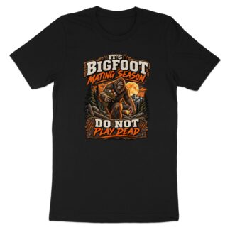 Bigfoot Mating Season T-Shirt, Funny Sasquatch Camping Shirt, Retro Cryptid Graphic Tee, Sarcastic Outdoor Tee, Novelty Gag Gift for Men