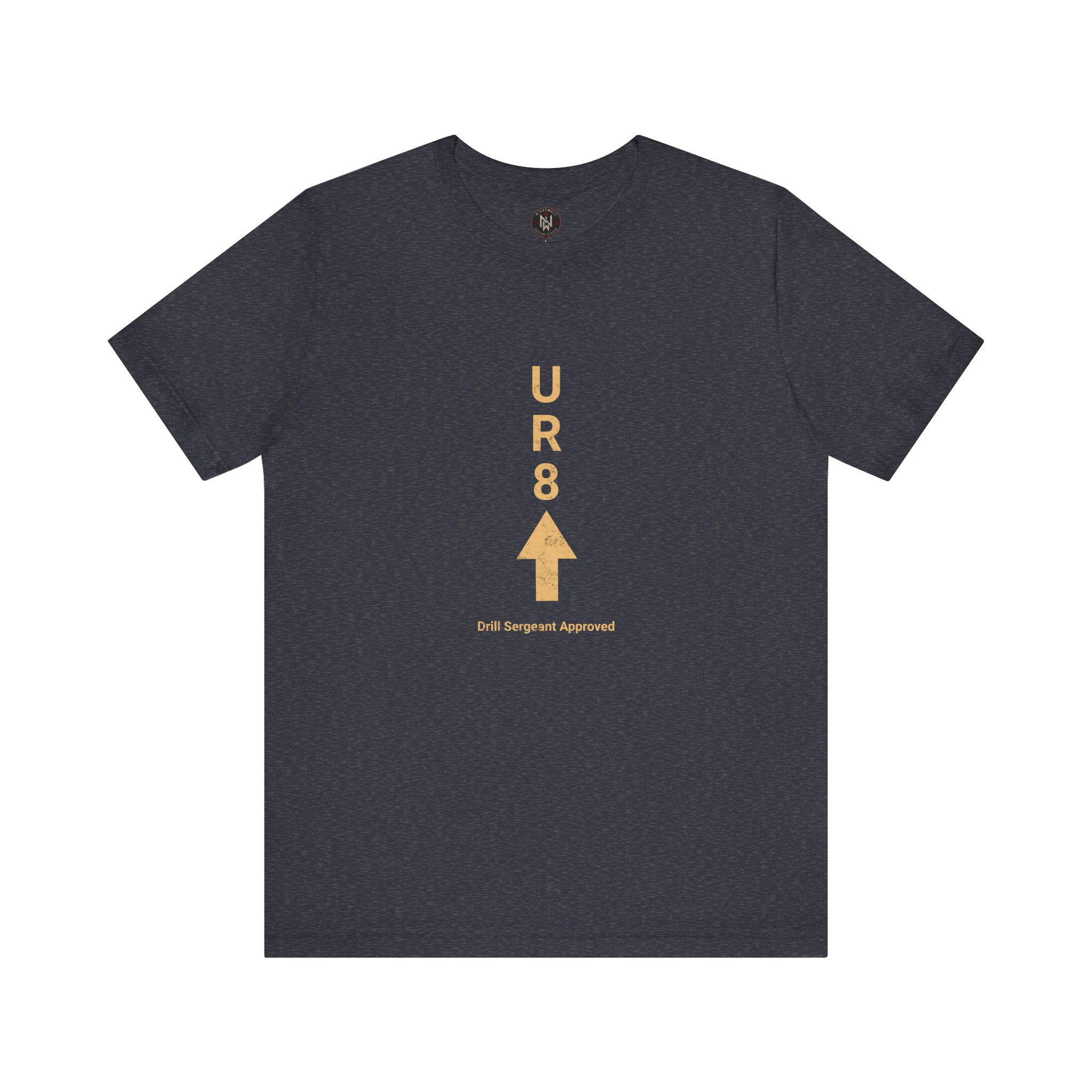 UR8 Arrow Vertical Graphic Tee | Minimal Text Shirt - Image 17