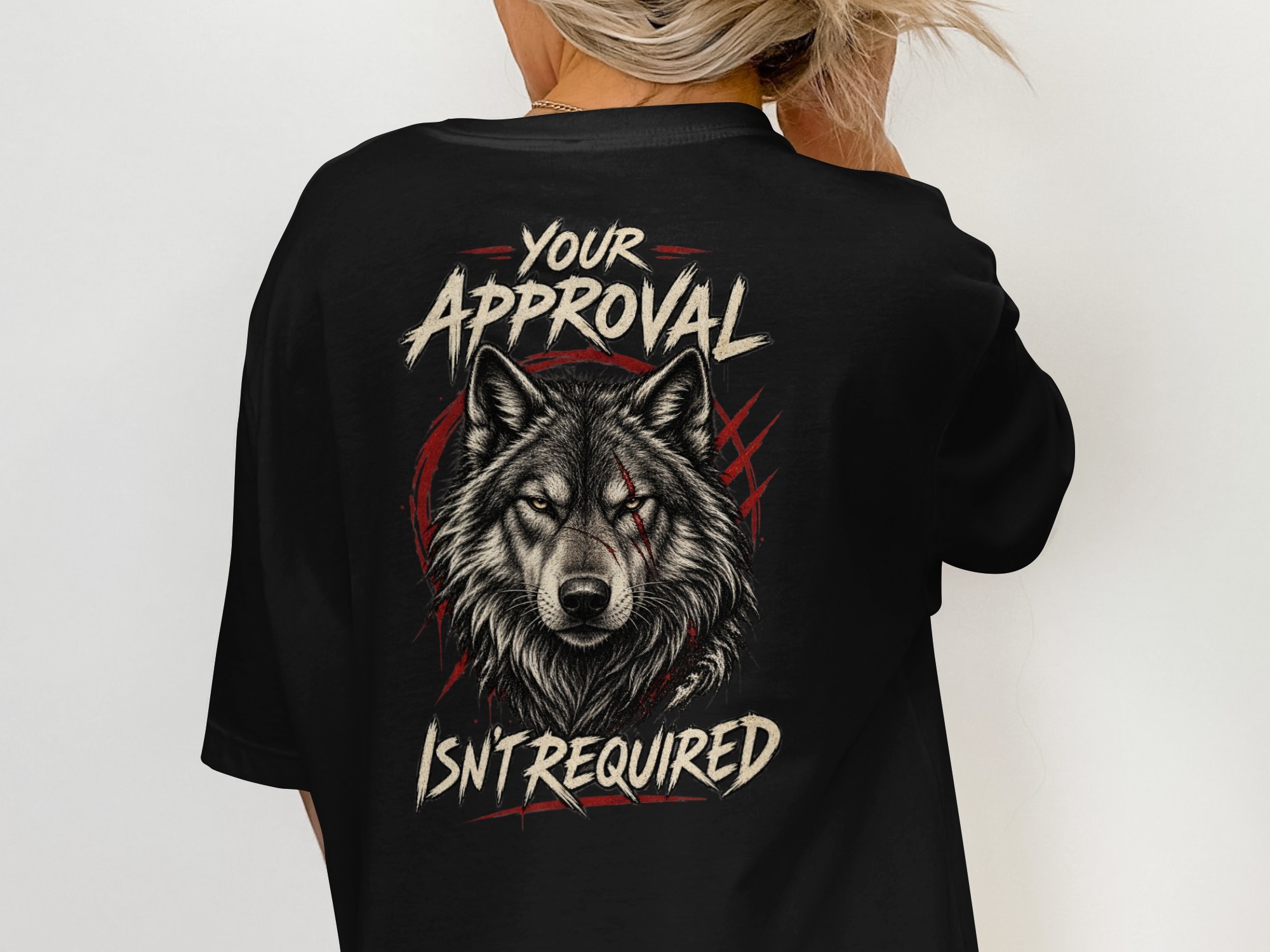 Nightwolf Originals T-Shirt: Fierce Wolf Head Design Tee, Grunge Aesthetic, Animal Lover Gift for Him, Outdoorsman - Image 7