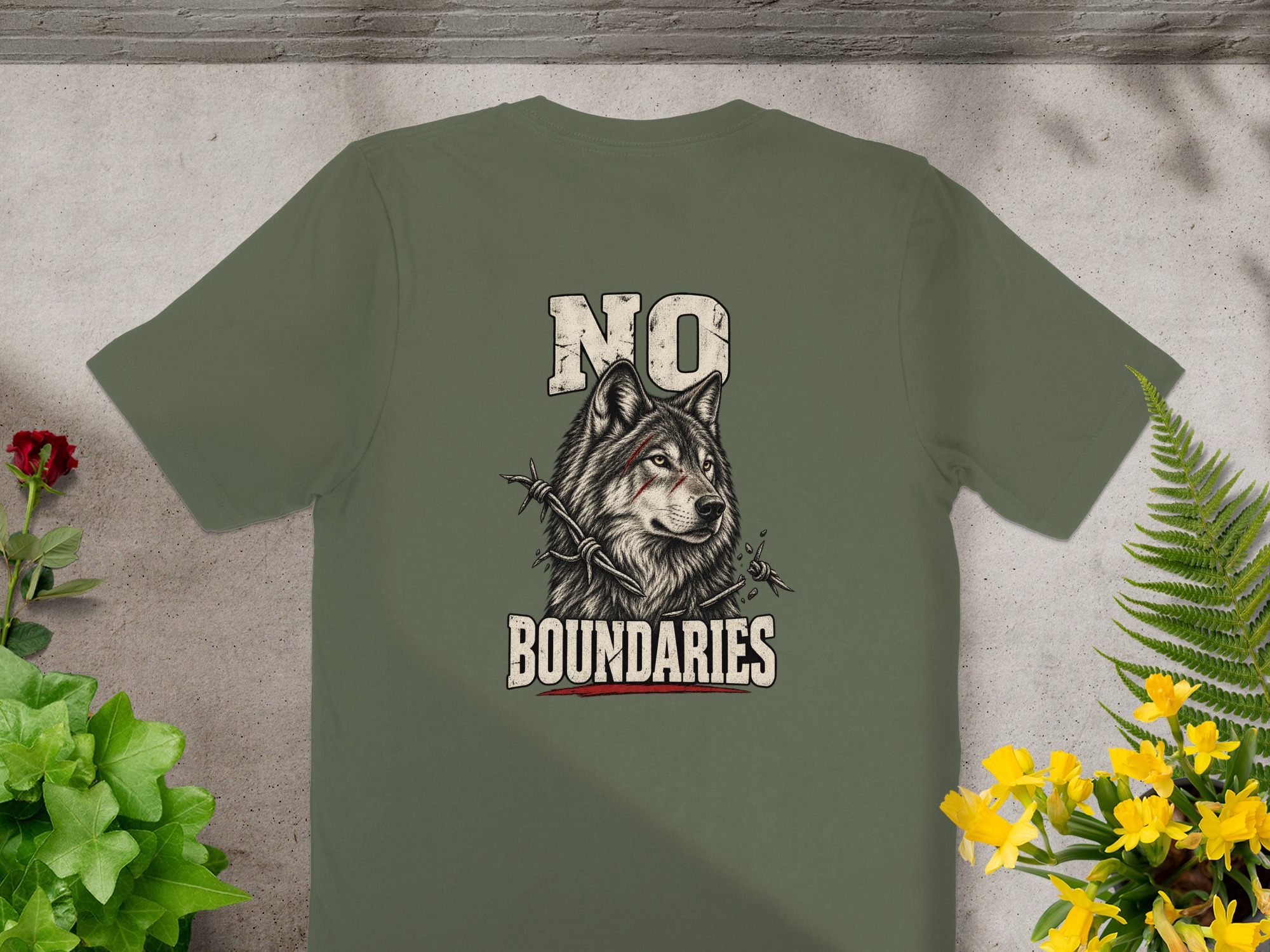 Nightwolf Originals T-Shirt | Vintage Distressed Wolf Graphic Tee for Men | Rugged Animal Print Shirt Gift - Image 13