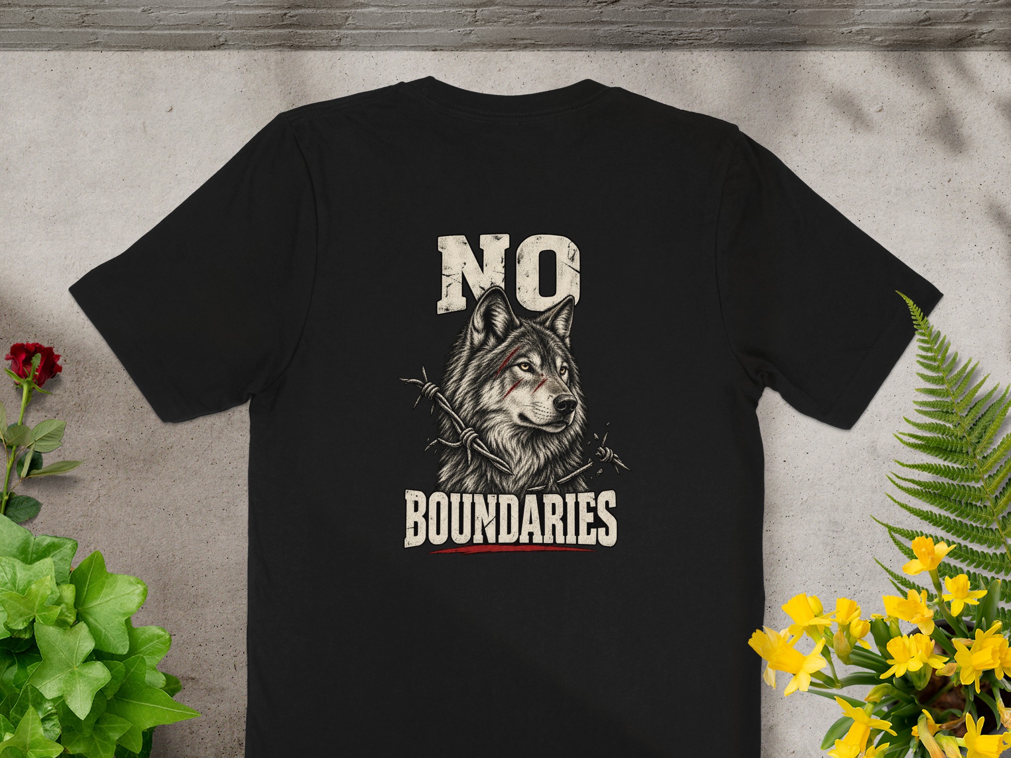 Nightwolf Originals T-Shirt | Vintage Distressed Wolf Graphic Tee for Men | Rugged Animal Print Shirt Gift - Image 15
