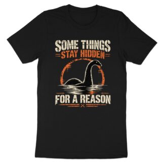 Loch Ness Monster Shirt Cryptid T-Shirt Retro Nessie Graphic Tee Vintage Stay Hidden Distressed Unisex Apparel Folklore Introvert Gift
