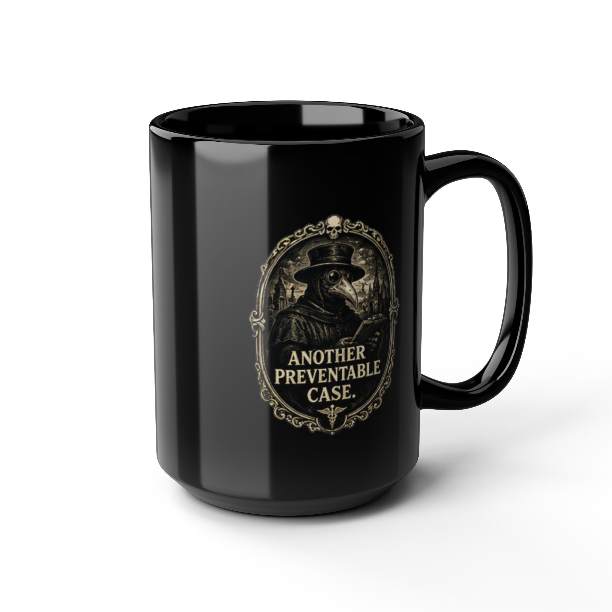 Plague Doctor Mug | 'Another Preventable Case' Dark Humor Coffee Cup for Doctor, Nurse, Medical Student, Gothic Gift - Image 12