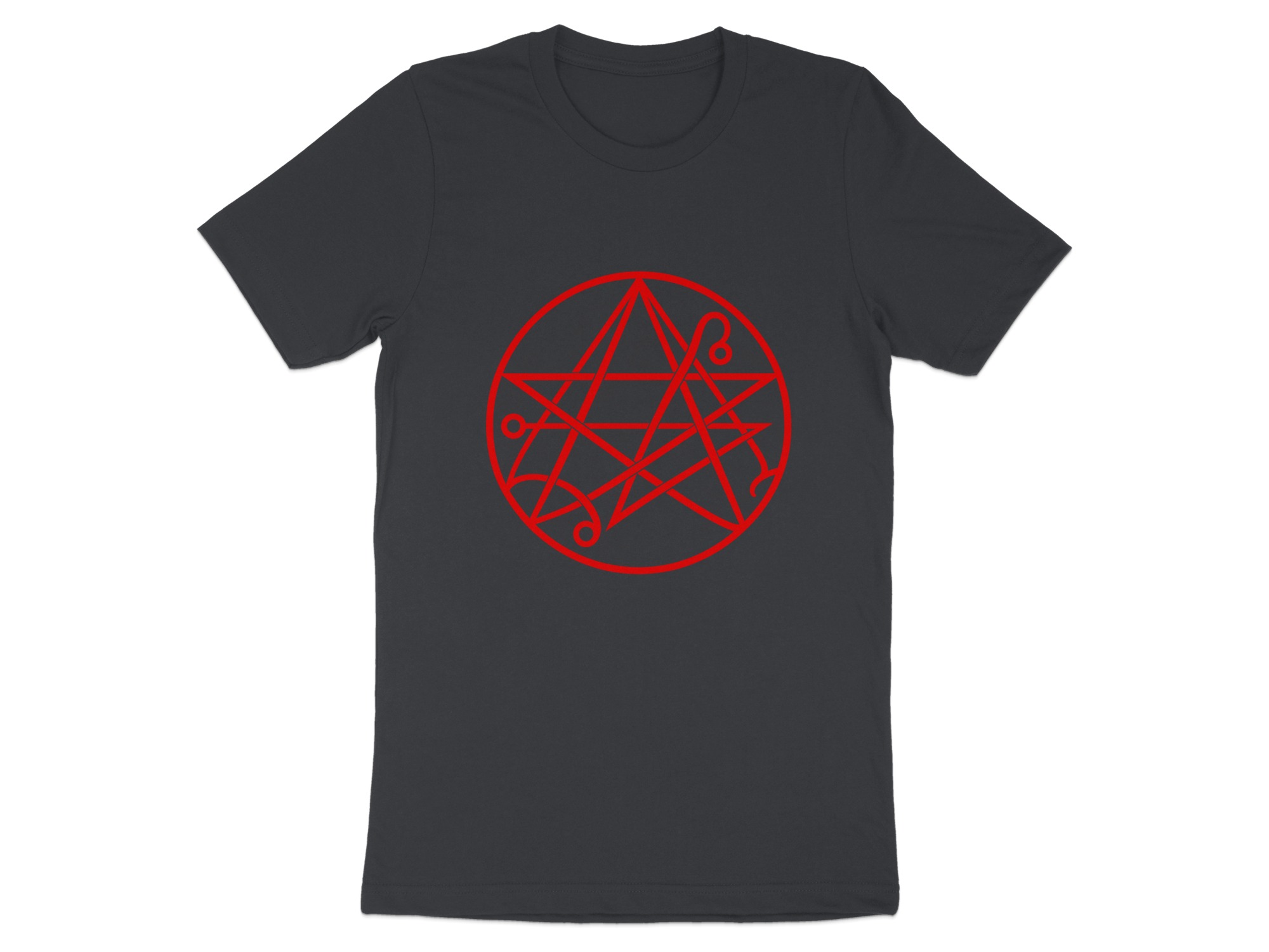 Occult Symbol Pentagram T-Shirt, Esoteric Sigil Graphic Tee, Gothic Witchy Supernatural Dark Academia Altar Mystic Apparel Gift - Image 17