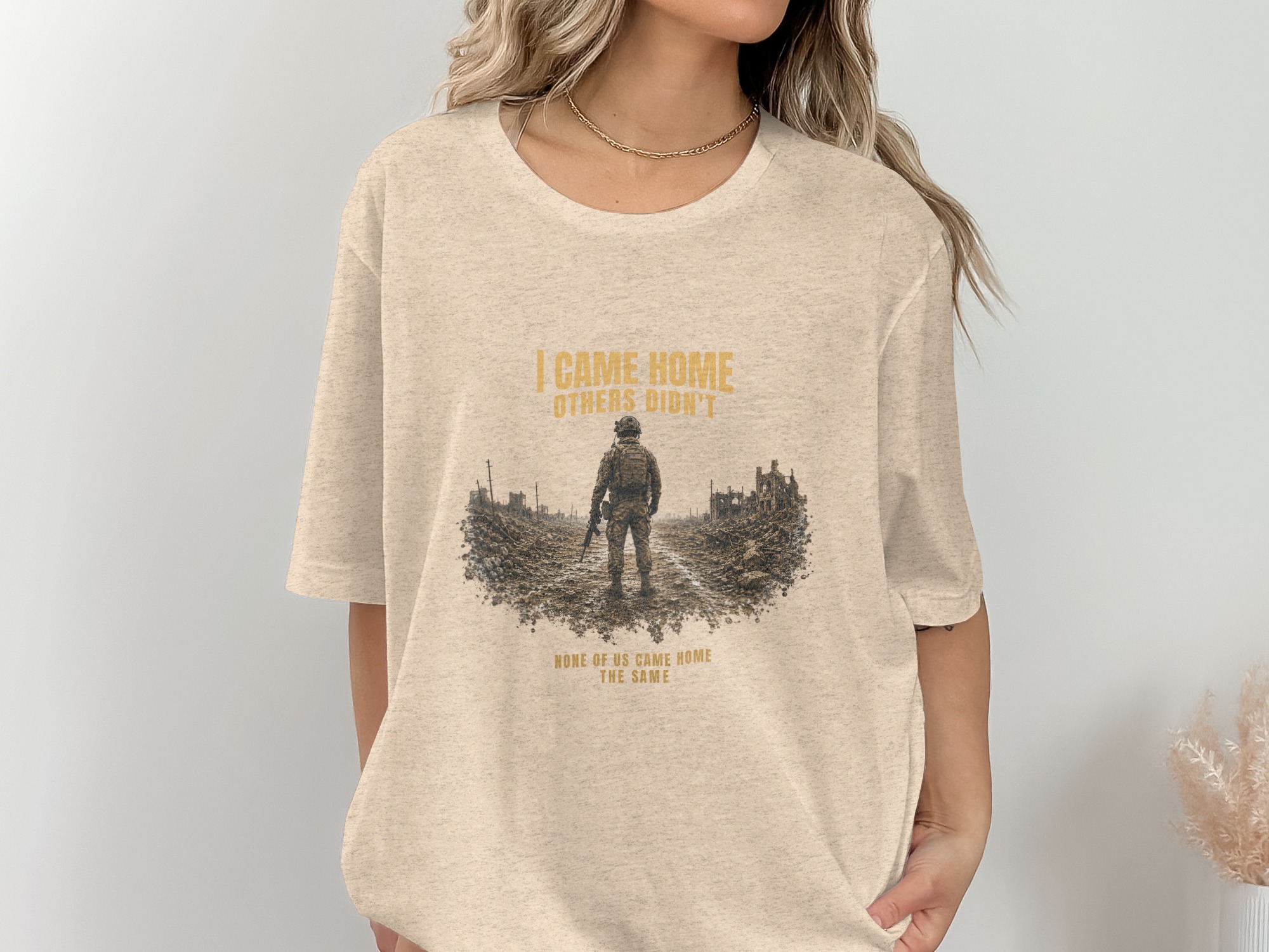 Veteran T-Shirt, Military Homecoming Gift for Him, Soldier Memorial Tee, Patriotic I Came Home Others Didn't Shirt - Image 12