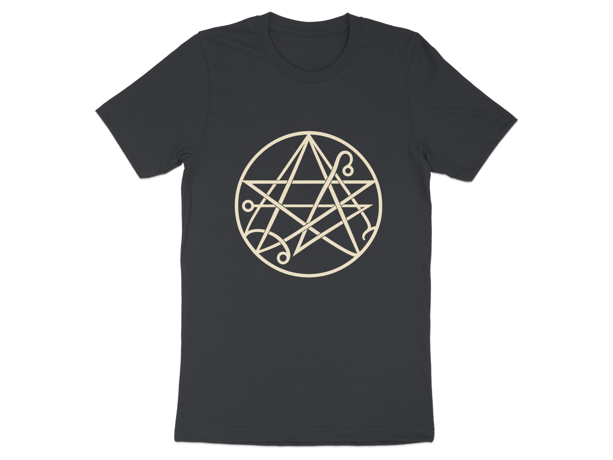 Occult Symbol Magic Circle T-Shirt, Witchy Aesthetic Mystic Pentagram Graphic Tee, Dark Academia Esoteric Spiritual Gift - Image 15