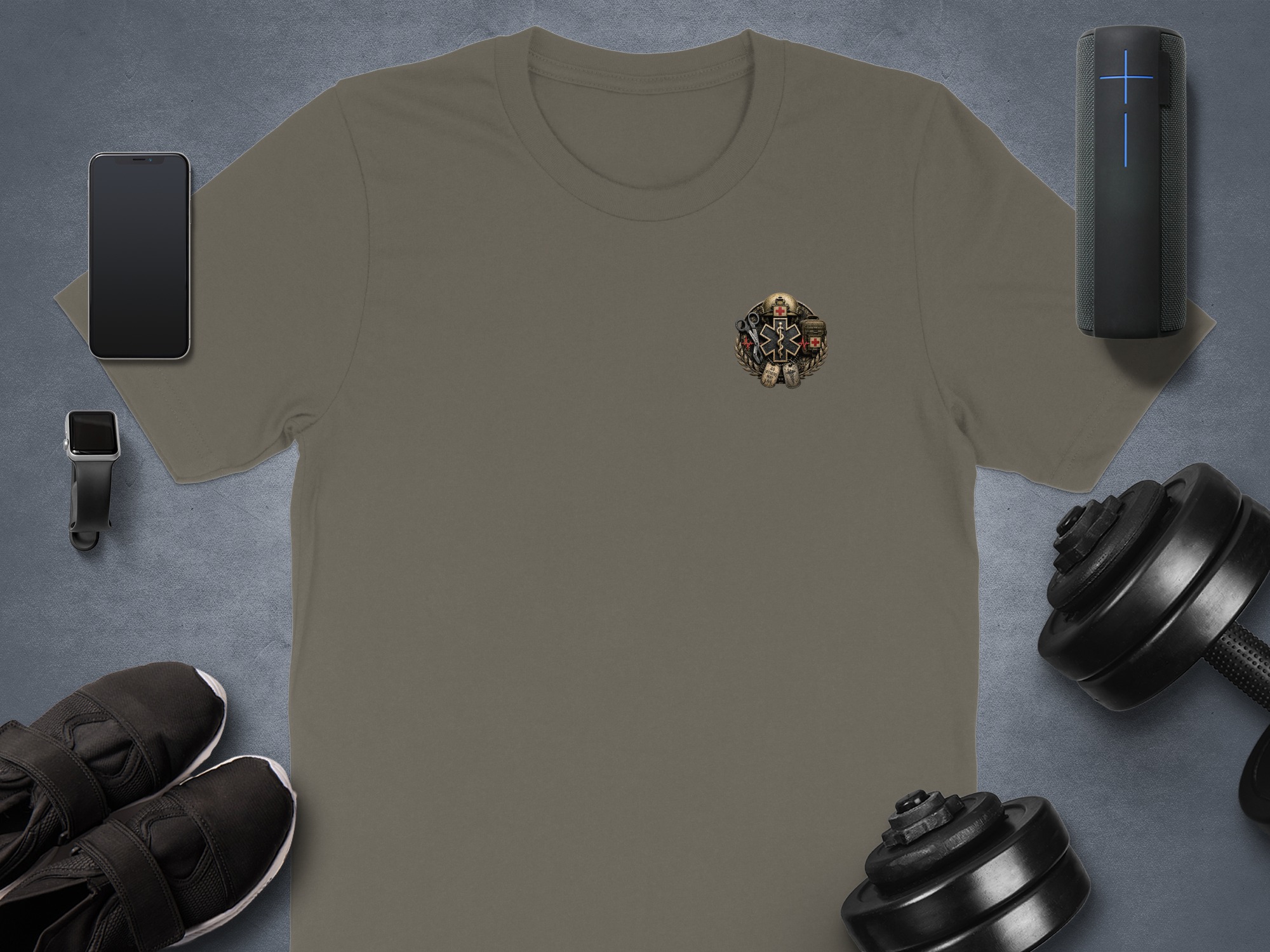 TITLE Combat Medic T-Shirt, No One Gets Left Behind, Army 68W Military Medic Shirt, Veteran Tactical Medical Gift, Star of Life Graphic Tee - Image 20