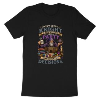 Dungeon Master Shirt, Chaos Coordinator DM Gift, Funny D&D RPG Game Night T-Shirt, Questionable Decisions Polyhedral Dice Tee
