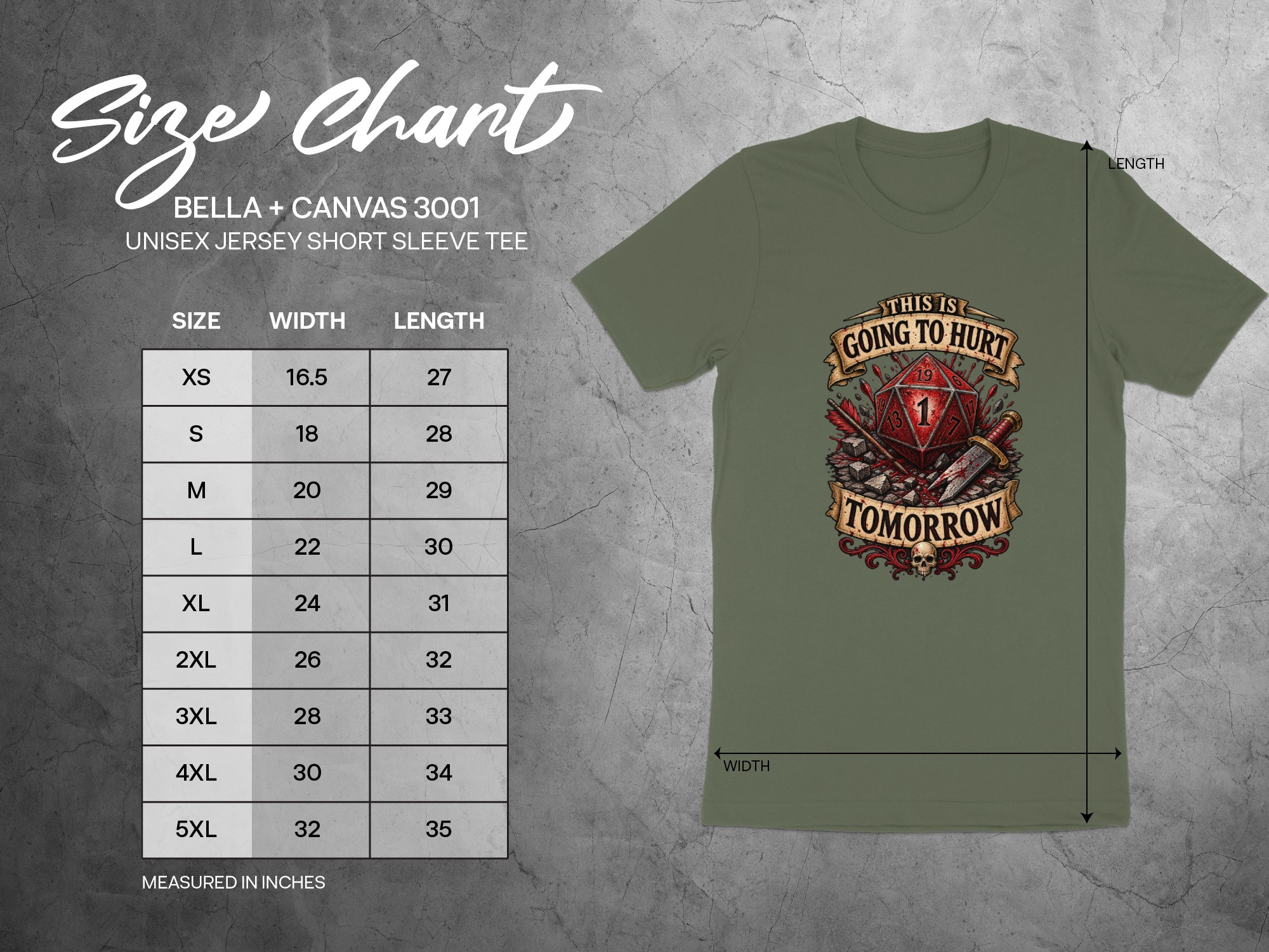 Funny DnD Fail D20 T-Shirt, This is Going to Hurt Tomorrow Shirt, Critical Fail RPG Gamer Gift, Dungeon Master Tee - Image 16