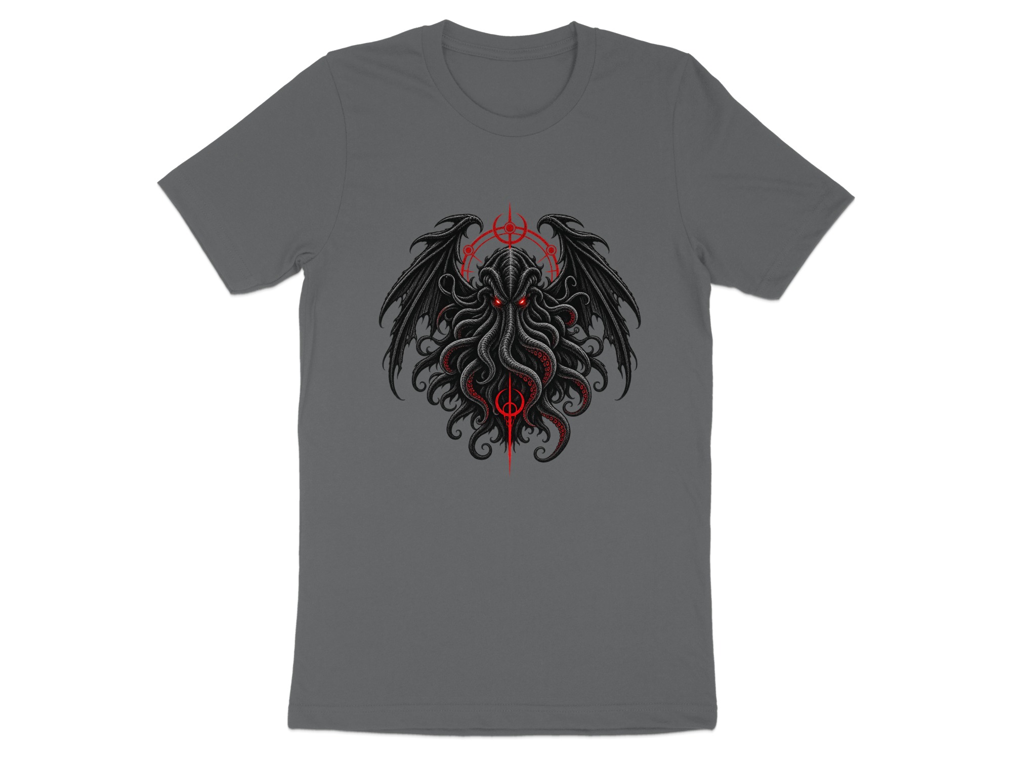 Lovecraft Cthulhu T-Shirt, Dark Fantasy Horror Mythos Tee, Eldritch Monster Graphic Shirt, Gothic Grunge Gift Apparel