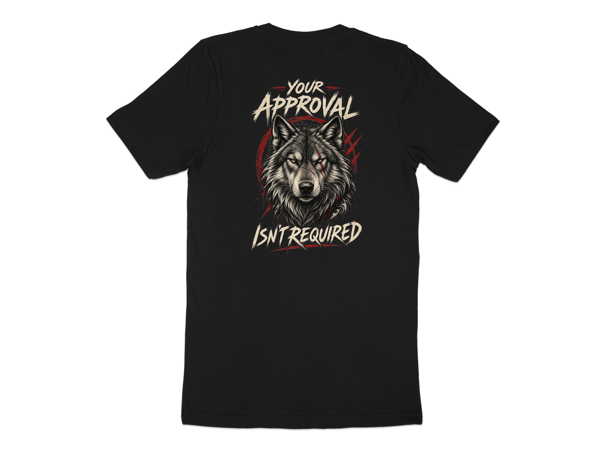 Nightwolf Originals T-Shirt: Fierce Wolf Head Design Tee, Grunge Aesthetic, Animal Lover Gift for Him, Outdoorsman - Image 18