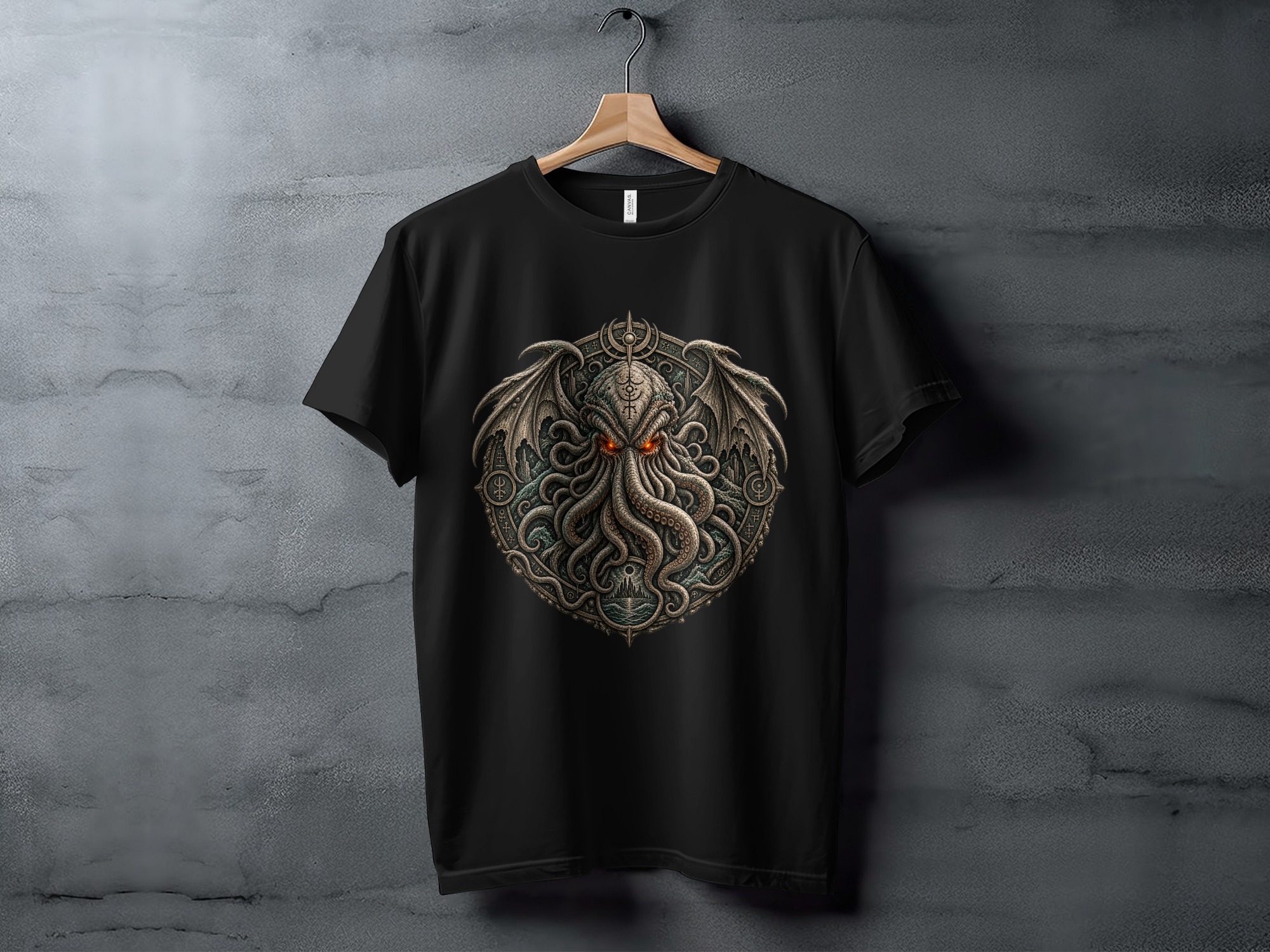 Lovecraftian Cthulhu Mythos Eldritch Horror T-Shirt, Dark Academia Gothic Cosmic Cult Tentacle Monster Tee, Unique Fantasy Gamer Gift - Image 19