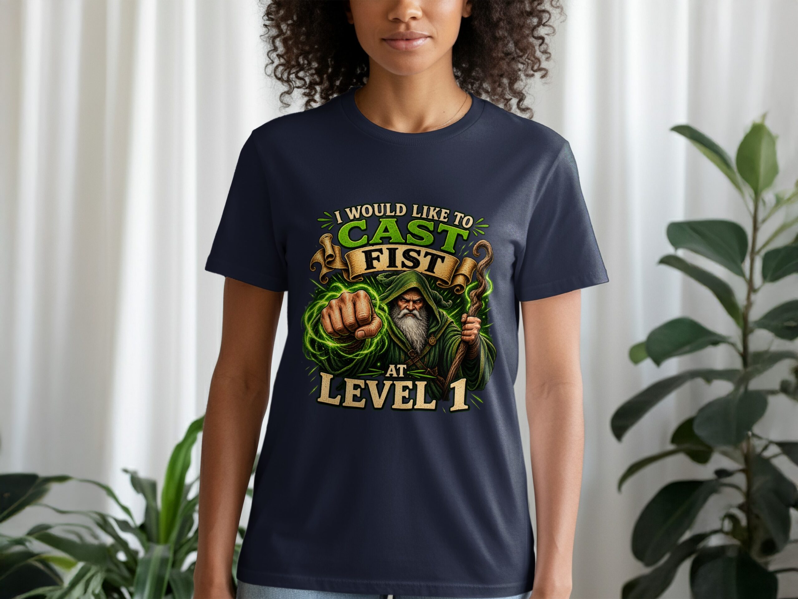 Cast Fist Level 1 Funny Wizard T-Shirt, DnD Gamer RPG Shirt, Sarcastic Fantasy Tee, Dungeons Dragons Gift for DM, Geek Culture Apparel - Image 10