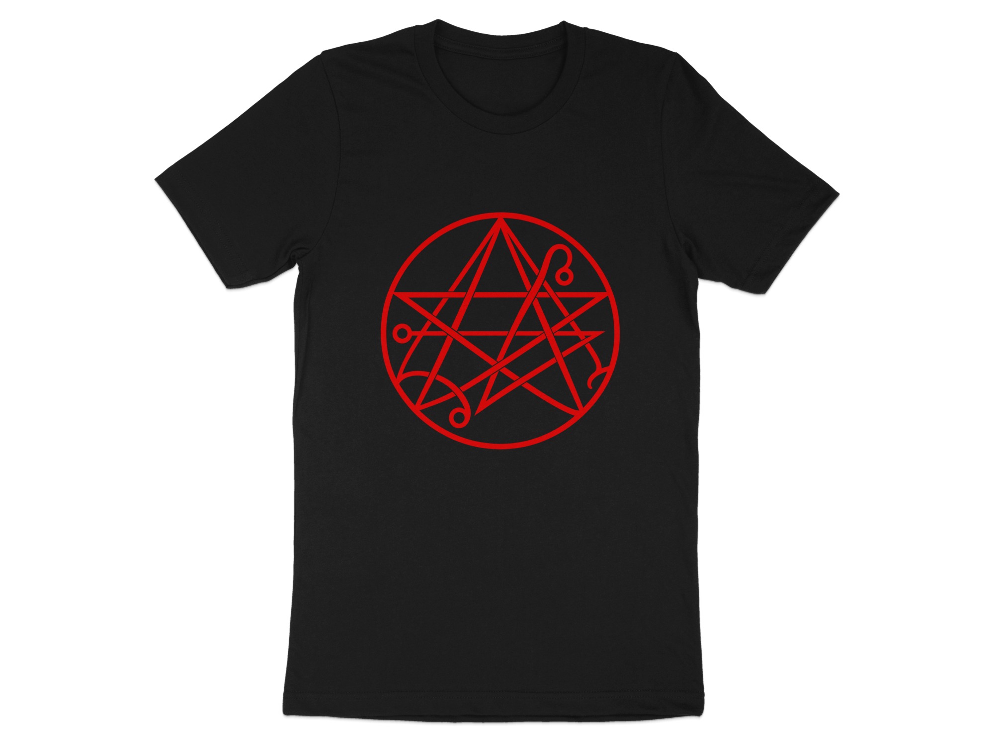 Occult Symbol Pentagram T-Shirt, Esoteric Sigil Graphic Tee, Gothic Witchy Supernatural Dark Academia Altar Mystic Apparel Gift - Image 15