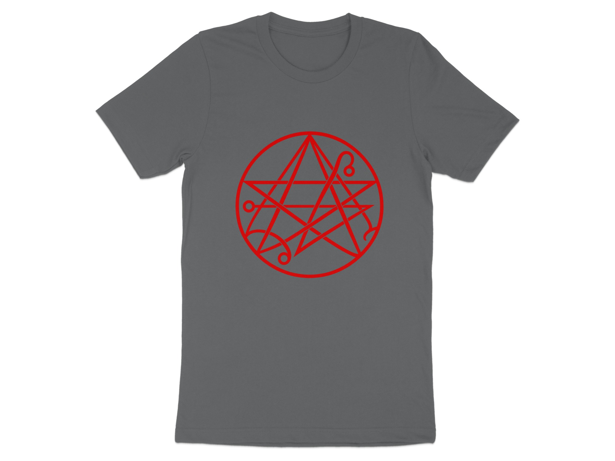 Occult Symbol Pentagram T-Shirt, Esoteric Sigil Graphic Tee, Gothic Witchy Supernatural Dark Academia Altar Mystic Apparel Gift - Image 7