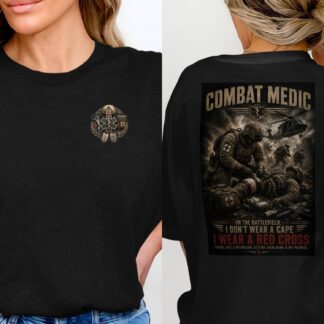 Combat Medic T-Shirt, I Won't Rest Until Everyone Comes Home, Army 68W Medic Tee, Veteran Tactical Medical Gift