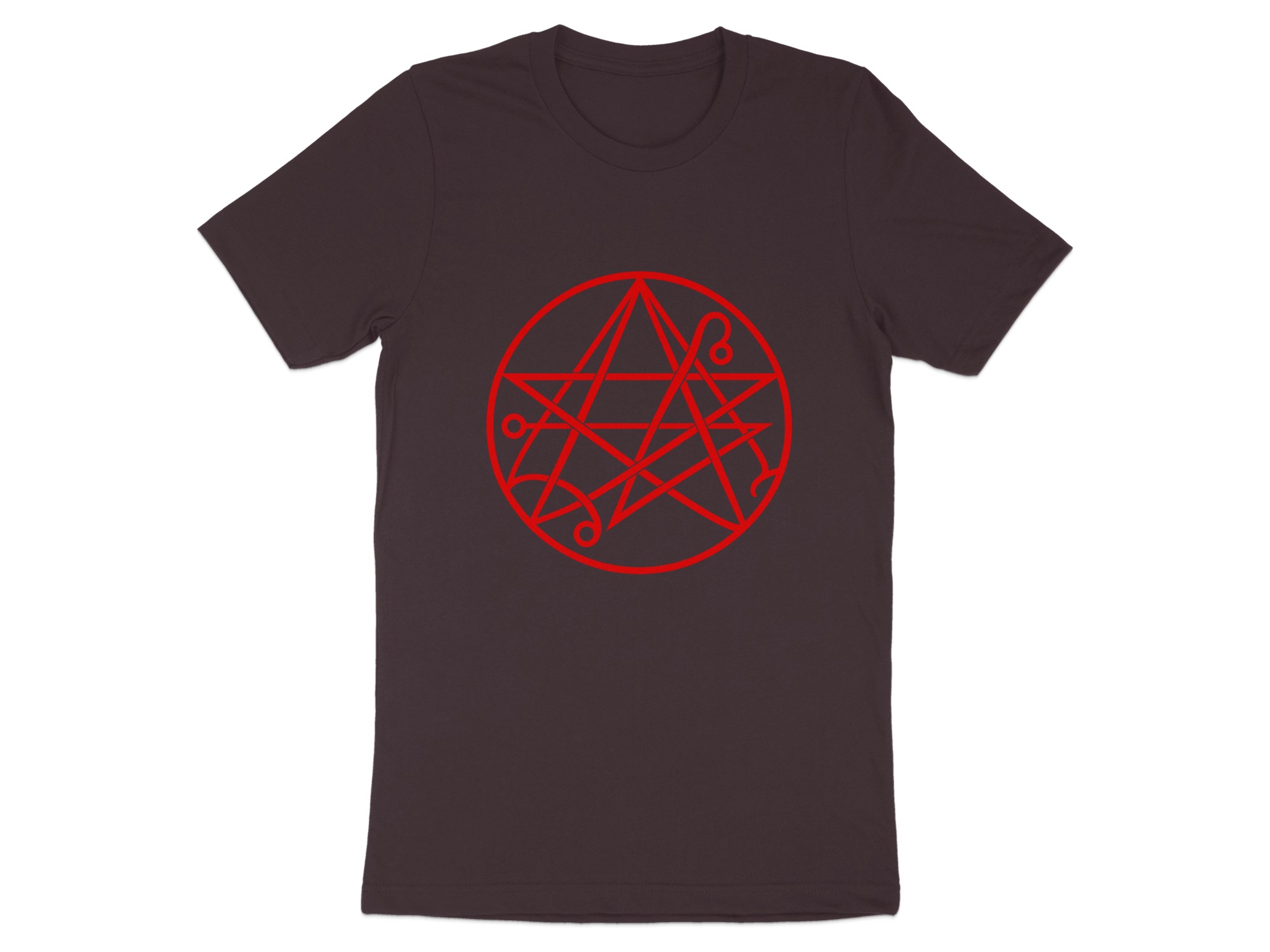 Occult Symbol Pentagram T-Shirt, Esoteric Sigil Graphic Tee, Gothic Witchy Supernatural Dark Academia Altar Mystic Apparel Gift - Image 6