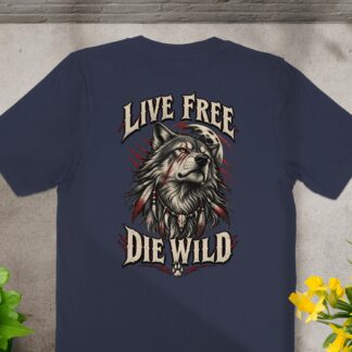 Nightwolf Originals Distressed Wolf Emblem Graphic Tee Shirt, Bold Wild Animal Design for Men, Unique Outdoorsman Gift, Rugged Nature
