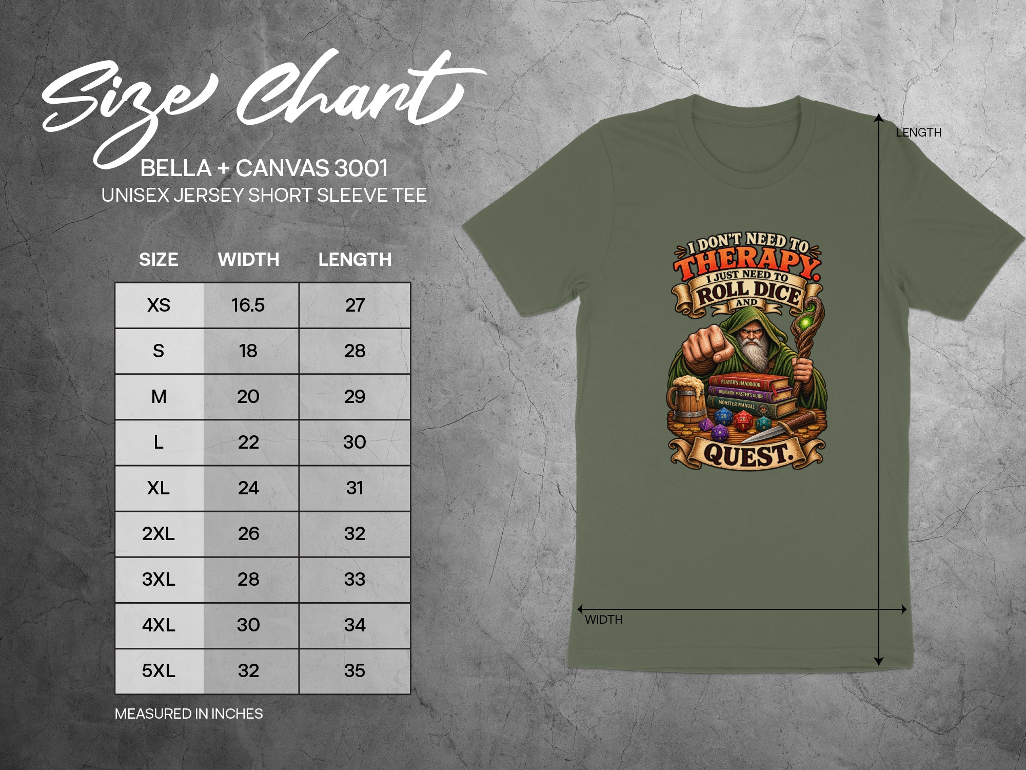 Roll Dice Quest Dungeons Dragons T-Shirt, Funny RPG Gaming Tee, Dungeon Master Gift, Fantasy Wizard Gamer Apparel - Image 16