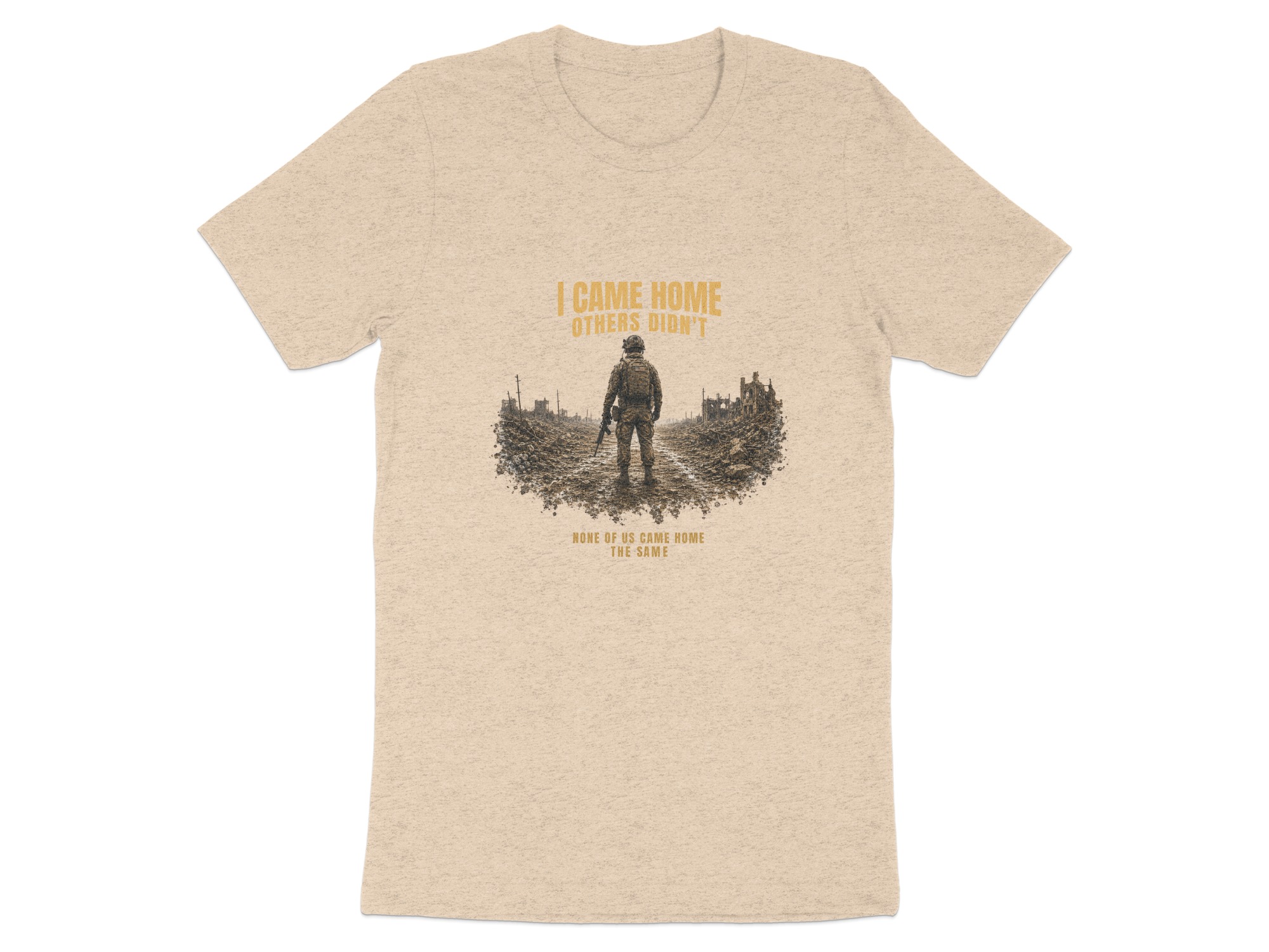 Veteran T-Shirt, Military Homecoming Gift for Him, Soldier Memorial Tee, Patriotic I Came Home Others Didn't Shirt - Image 2